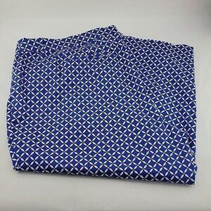 Womens Blue White Capri Pants Classic Southern Size 22 22W Love Fit